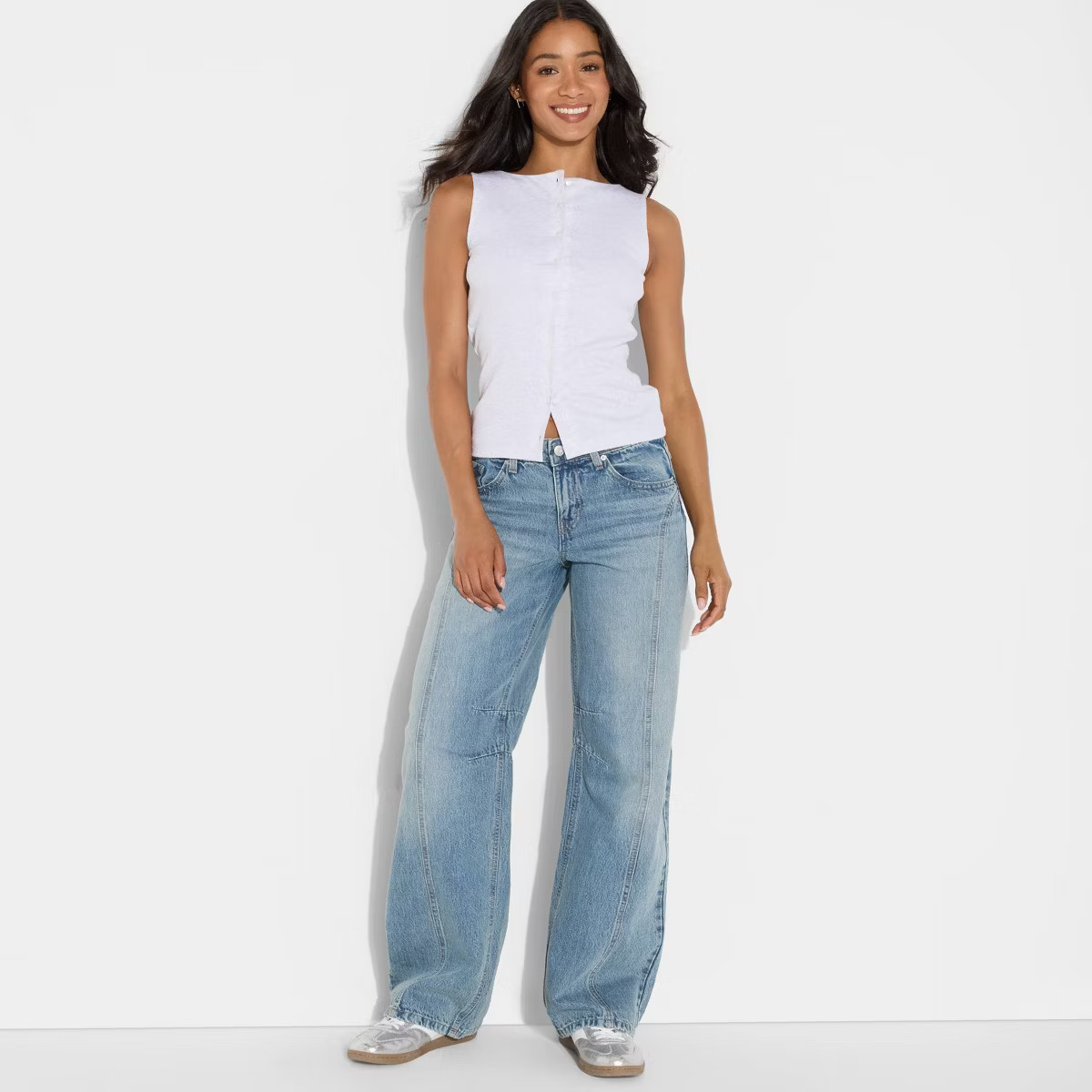 Women's Mid-Rise Must Have Barrel Jeans - Wild Fable™ | Target