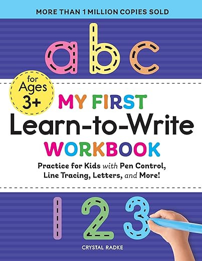 My First Learn-to-Write Workbook: Practice for Kids with Pen Control, Line Tracing, Letters, and ... | Amazon (US)