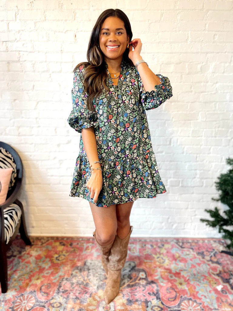 Charlotte Floral Dress | Fabulous Finds Boutique