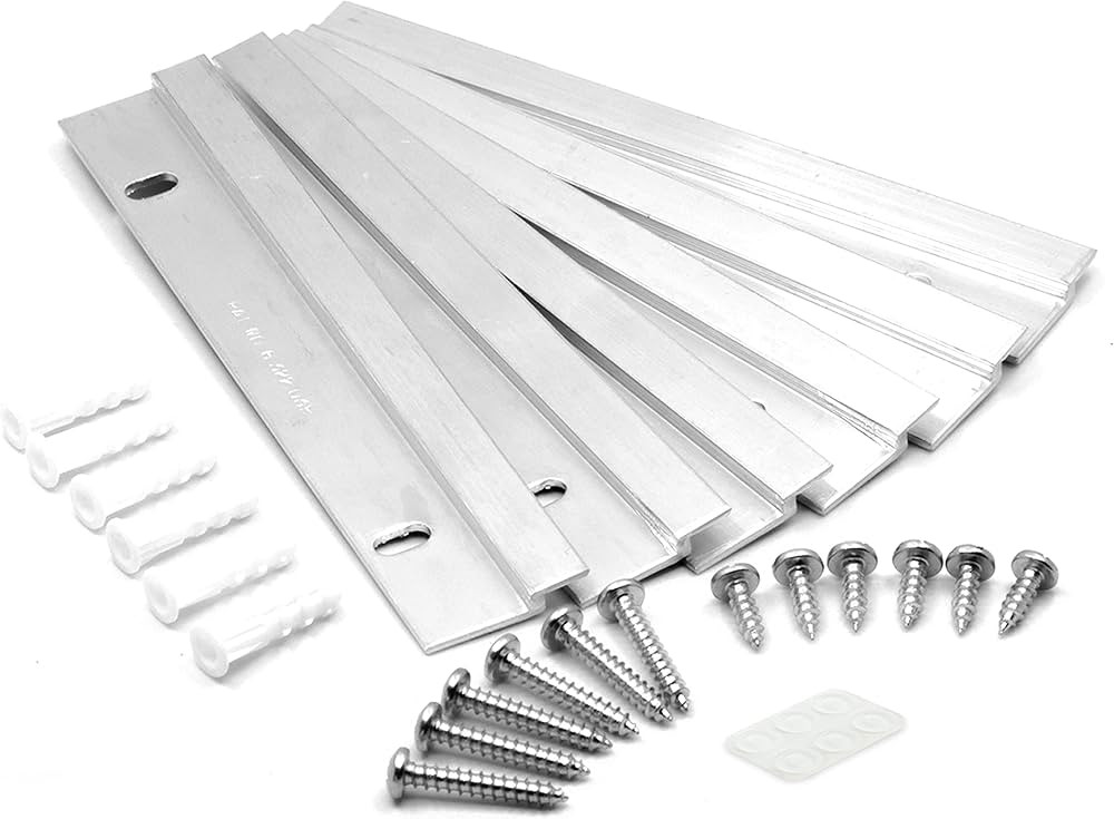 French Cleat Picture Hanger Kit 6 Inch - 3 Pairs - Small Z Bar Hanger Supports 50 lbs - Z Clip Mi... | Amazon (US)