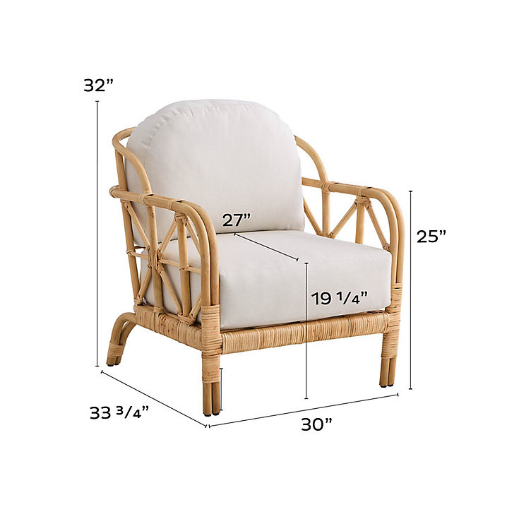 Hayward Rattan Chair | Ballard Designs, Inc.