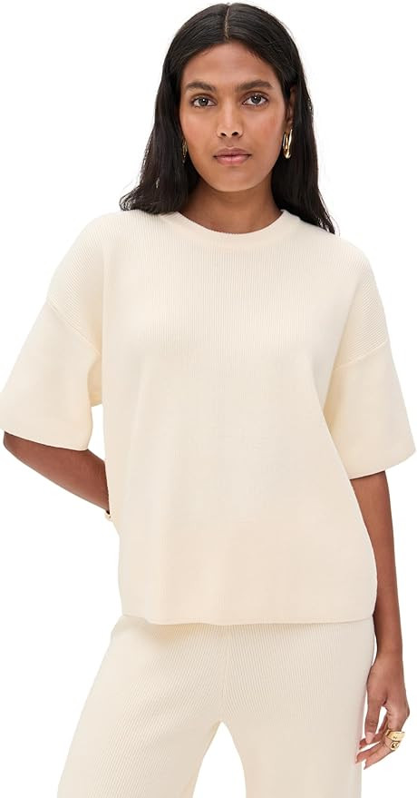 English Factory Women's Collar Knit Half Sleeves Top | Amazon (US)
