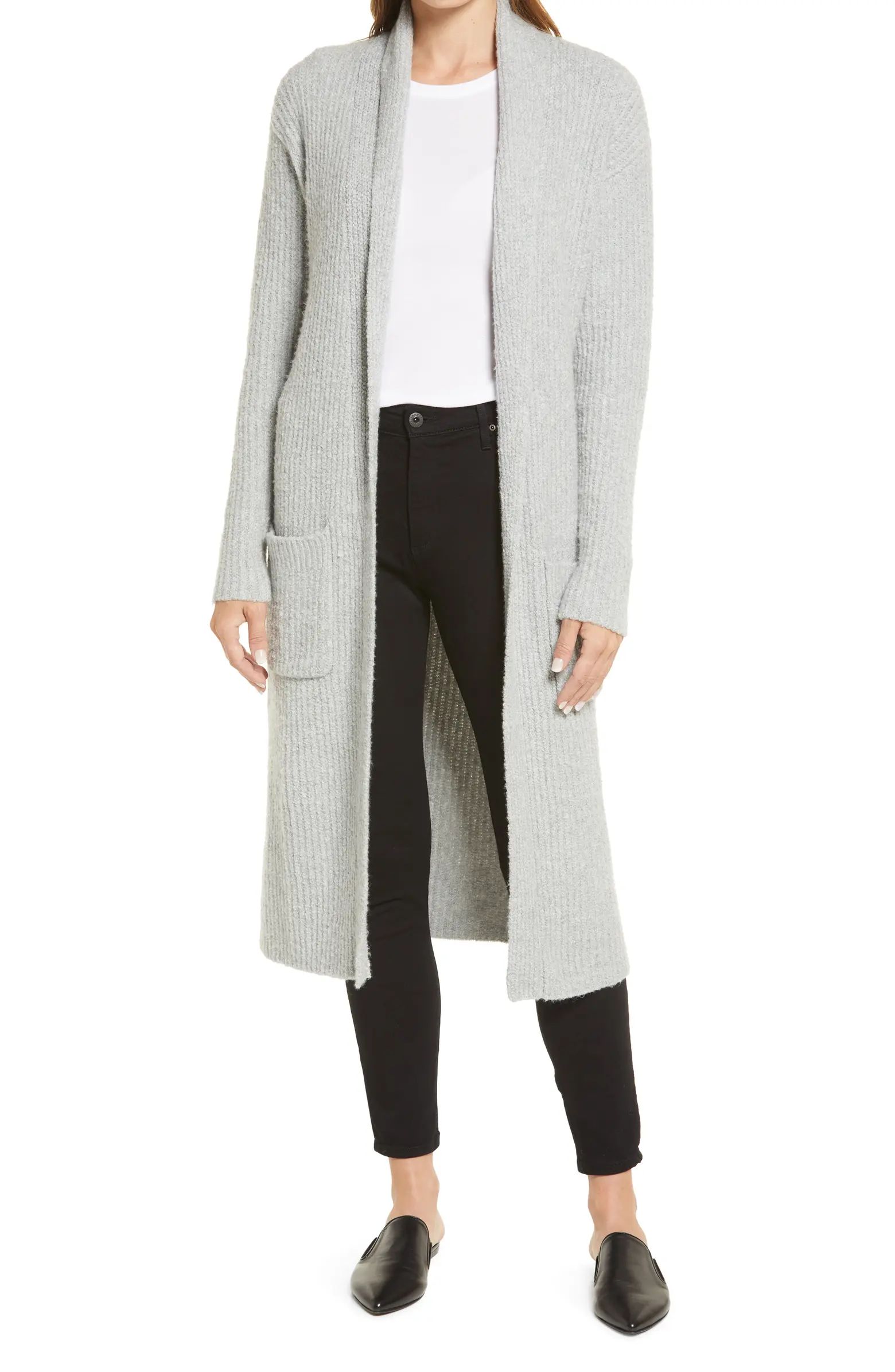 Cozy Ribbed Cardigan Duster | Nordstrom