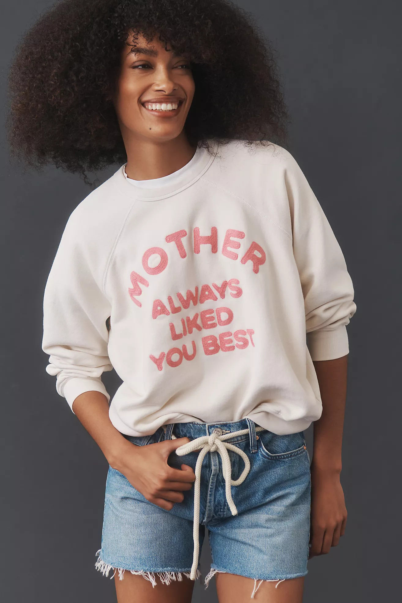 MOTHER Biggie Concert Crew Sweatshirt | Anthropologie (US)