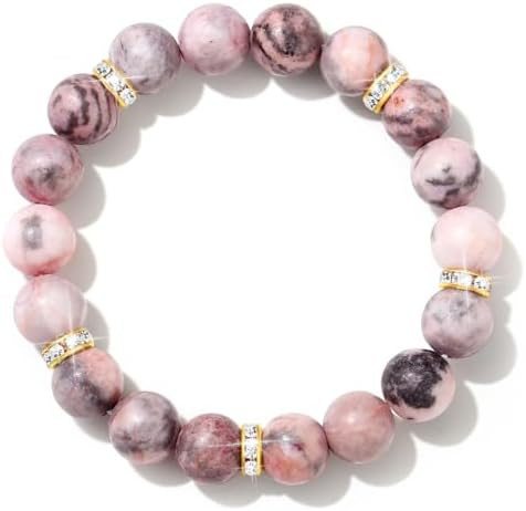 DUQGUHO Healing Bracelets for Women Anxiety Crystal Bracelet 10mm Stretch Stone Jewelry Crystal G... | Amazon (US)