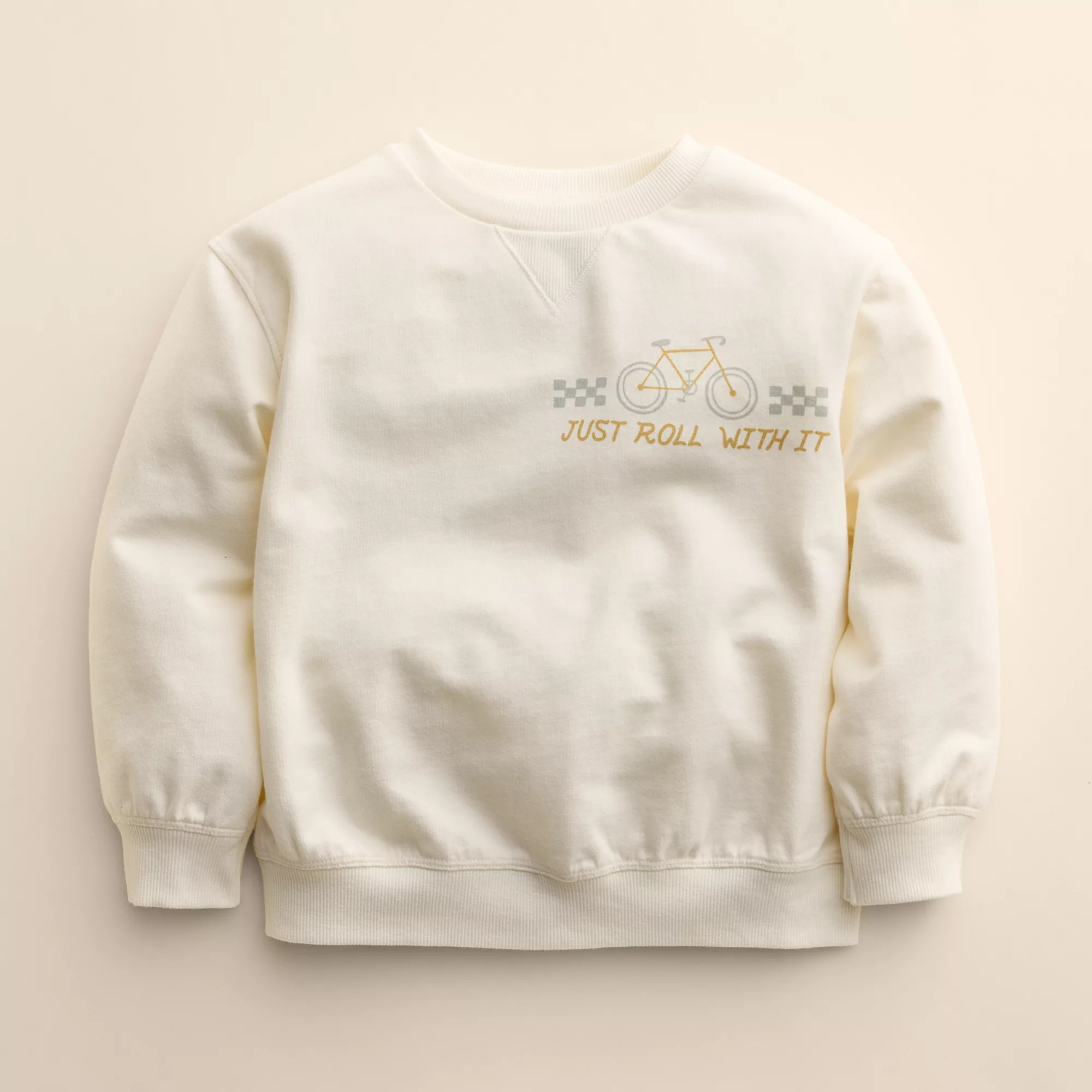 Playful and cozy style is effortless with this Little Co. by Lauren Conrad crewneck pullover. | Kohl's