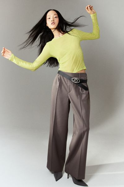 Dress Pants | Taupe Dress Pants | Taupe Work Pants | Work Outfit Summer | Fall Outfits | H&M (US + CA)