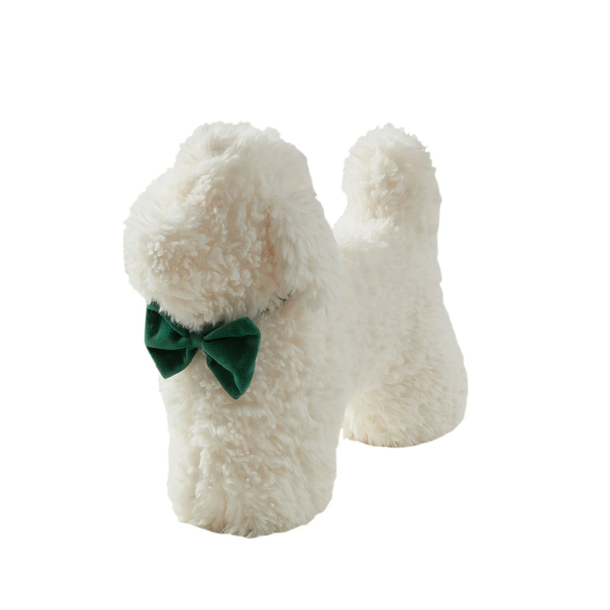 My Texas House Bonnie 12" x 17" Coconut Milk Faux Fur Toy Dog Decorative Pillow | Walmart (US)