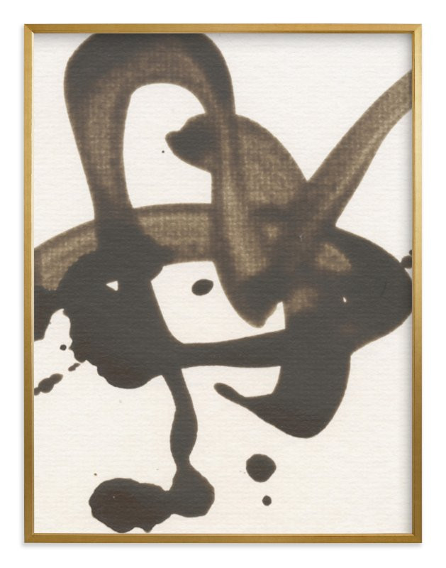 "Neutral Abstract" - Painting Limited Edition Art Print by Cecily Hill Lowe. | Minted