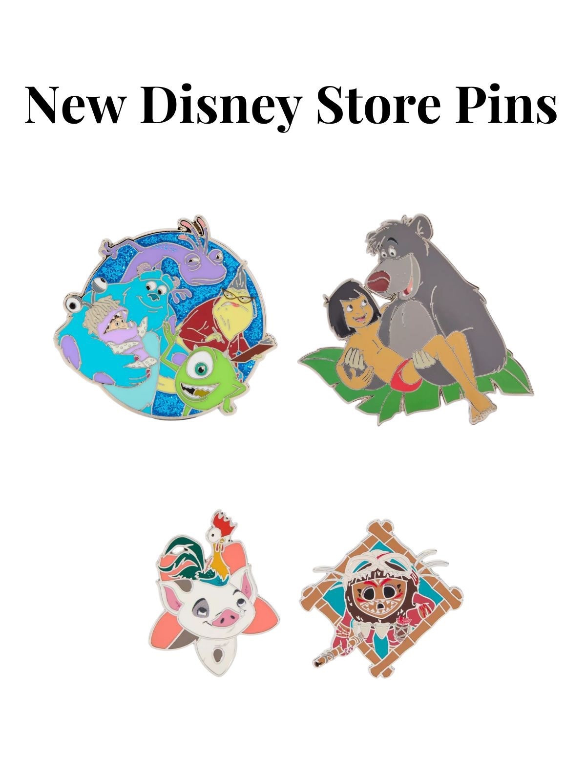 It’s new pins Tuesday at the Disney store! This week they have jungle book, monsters Inc, and Moana pins  

#LTKTravel #LTKSeasonal #LTKFindsUnder50