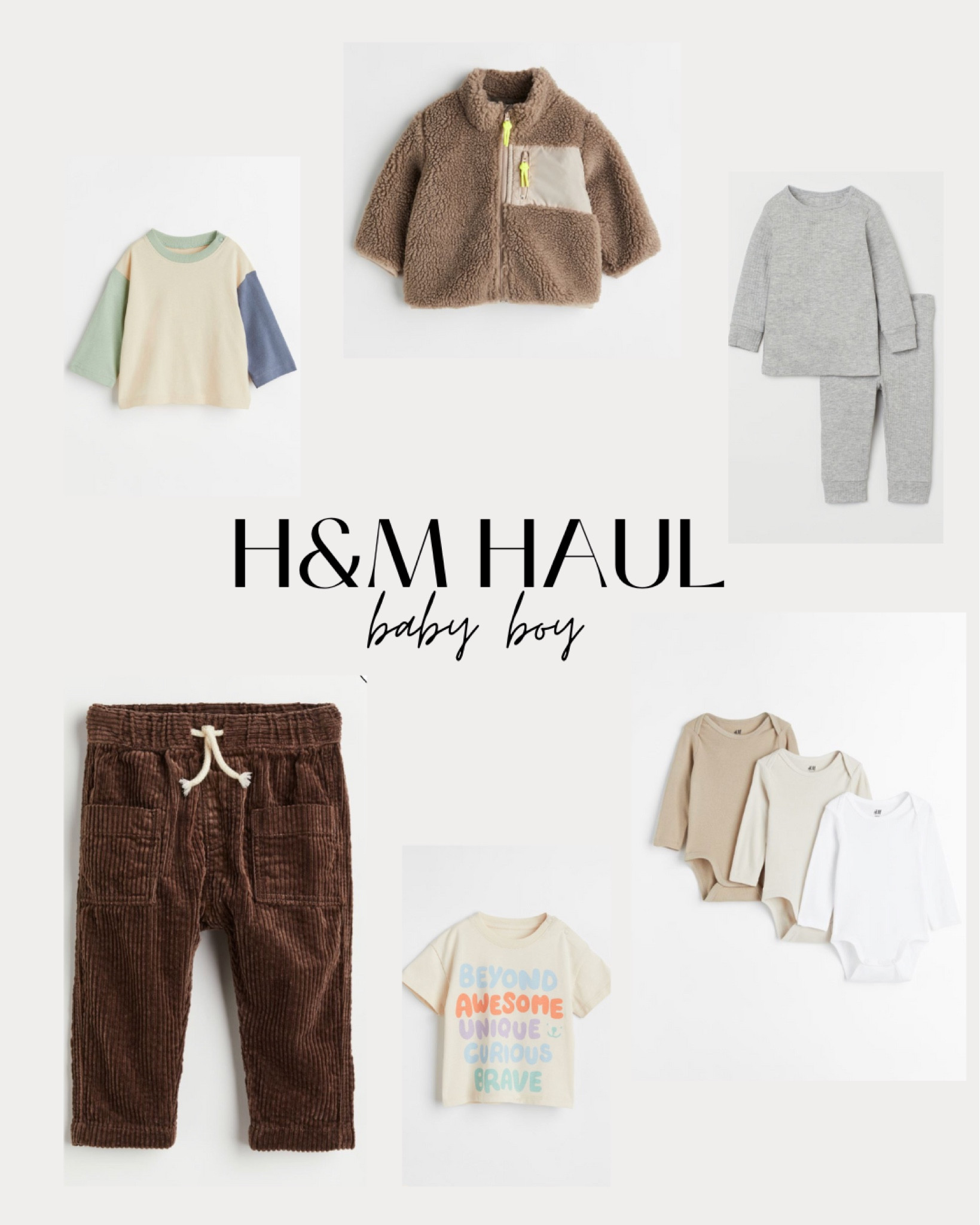 h&m baby boy haul for fall/winter + a few pieces for next summer 🤍

fall fashion, baby boy, gender neutral, gender neutral baby clothes, autumn fashion

#LTKunder50 #LTKstyletip #LTKbaby