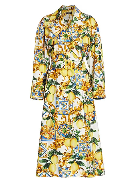 Limoni Print Trench Coat | Saks Fifth Avenue