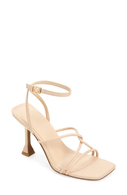 Open Edit Rachel Sandal in Tan Cream at Nordstrom, Size 11 | Nordstrom