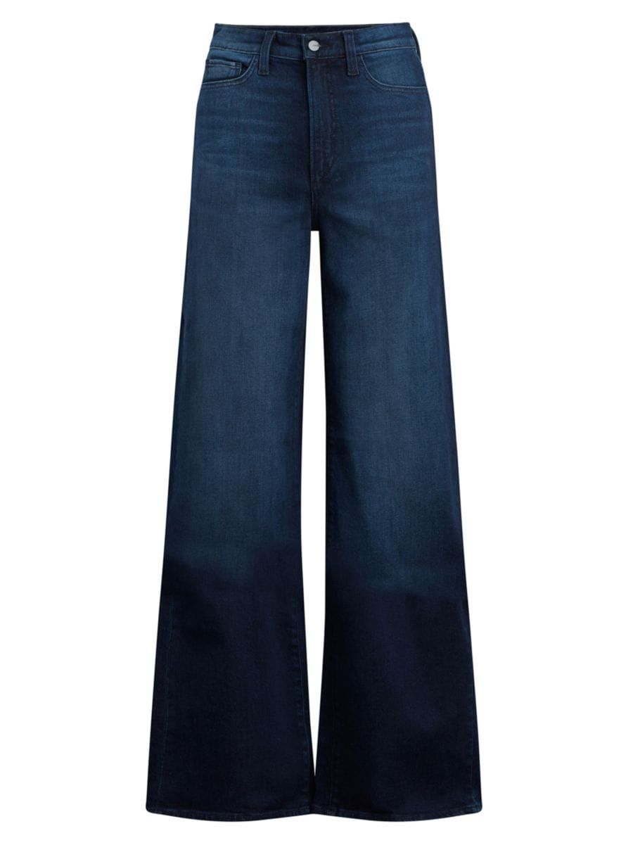 The Mia High-Rise Stretch Wide-Leg Jeans | Saks Fifth Avenue