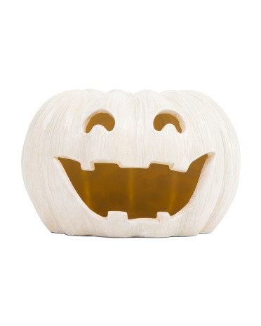 Jack O Lantern Pumpkin Tealight Holder | TJ Maxx