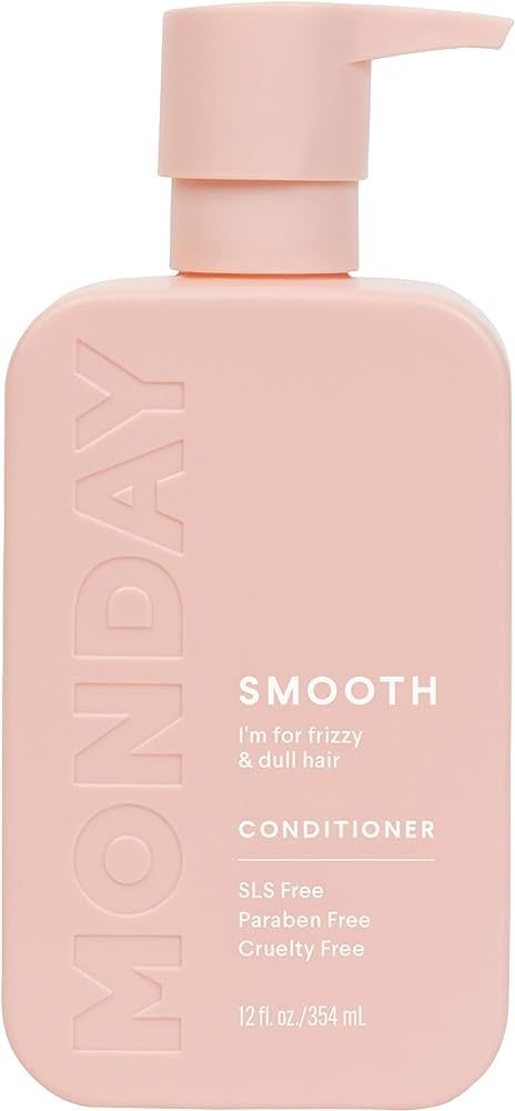 MONDAY HAIRCARE Smooth Conditioner 12oz for Frizzy, Coarse, and Curly Hair, Made from Coconut Oil... | Amazon (US)