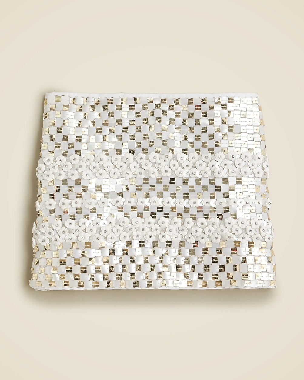 Pre-order Collection embellished mini skirt with floral appliqu&eacute;s | J. Crew US