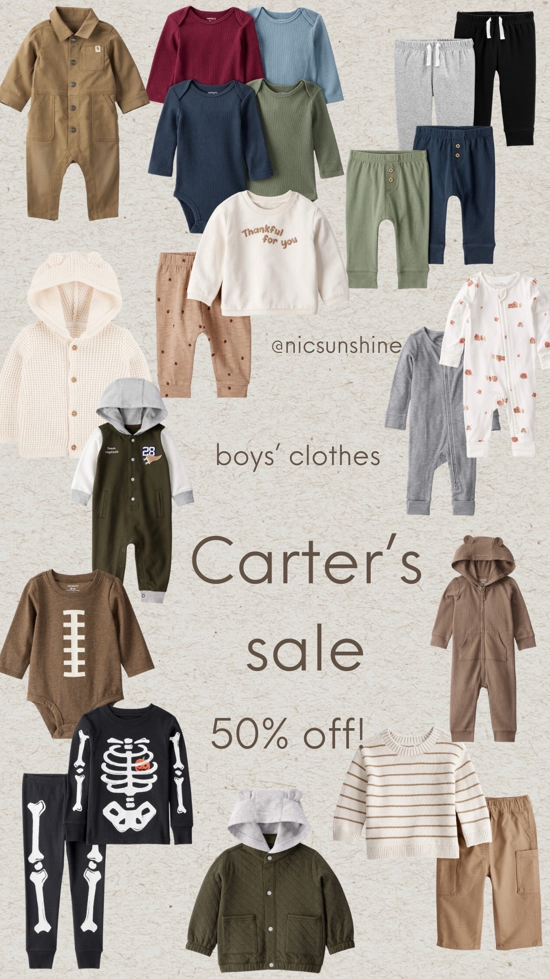 Run, do not walk to Carter’s and stock up! 50% off site wide on Carter’s brand, plus an extra 20% lots of items with code wknd20! We love a Carter’s sale!

#LTKSaleAlert #LTKBaby