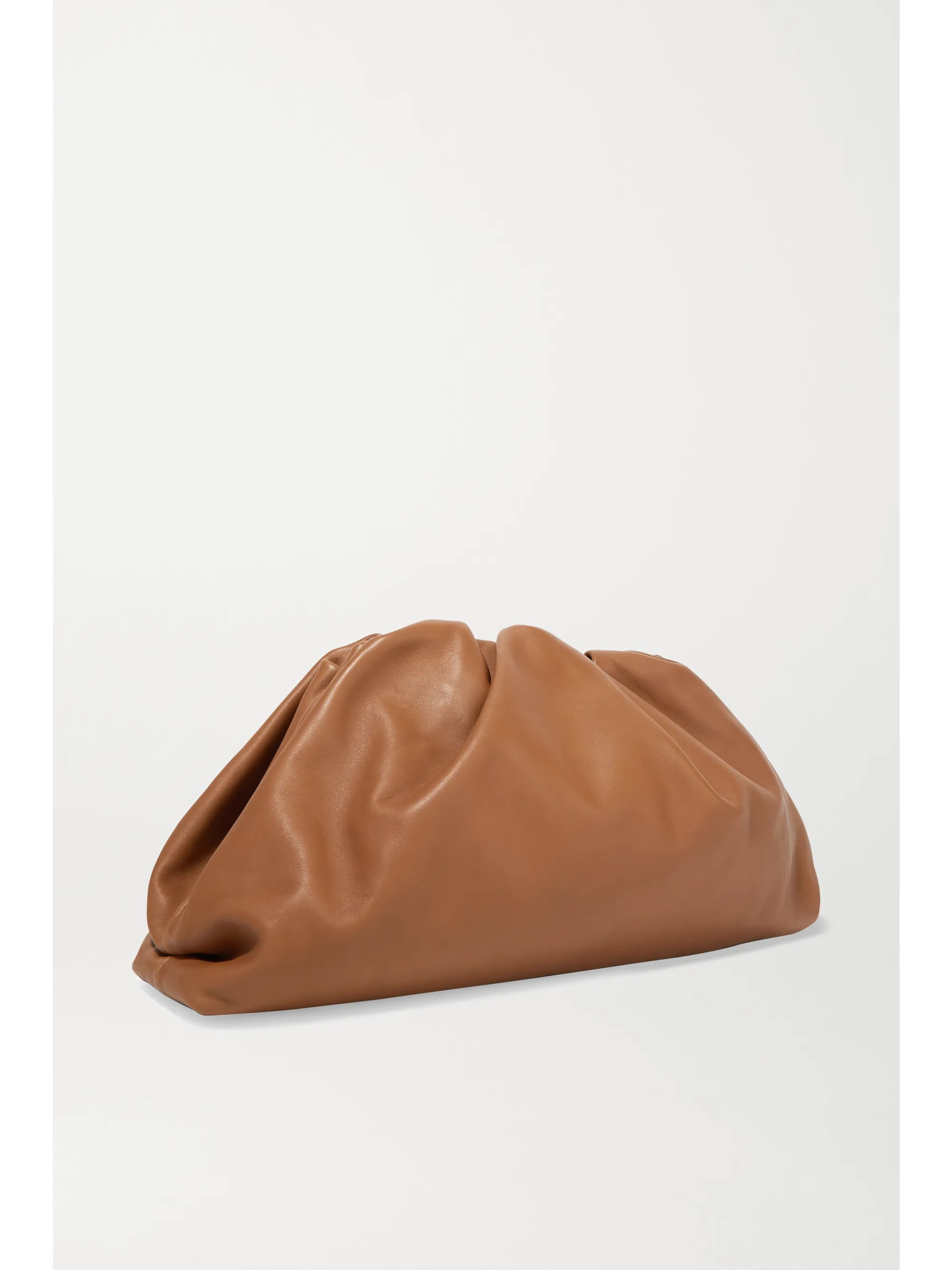 The Pouch large gathered leather clutch | NET-A-PORTER (US)