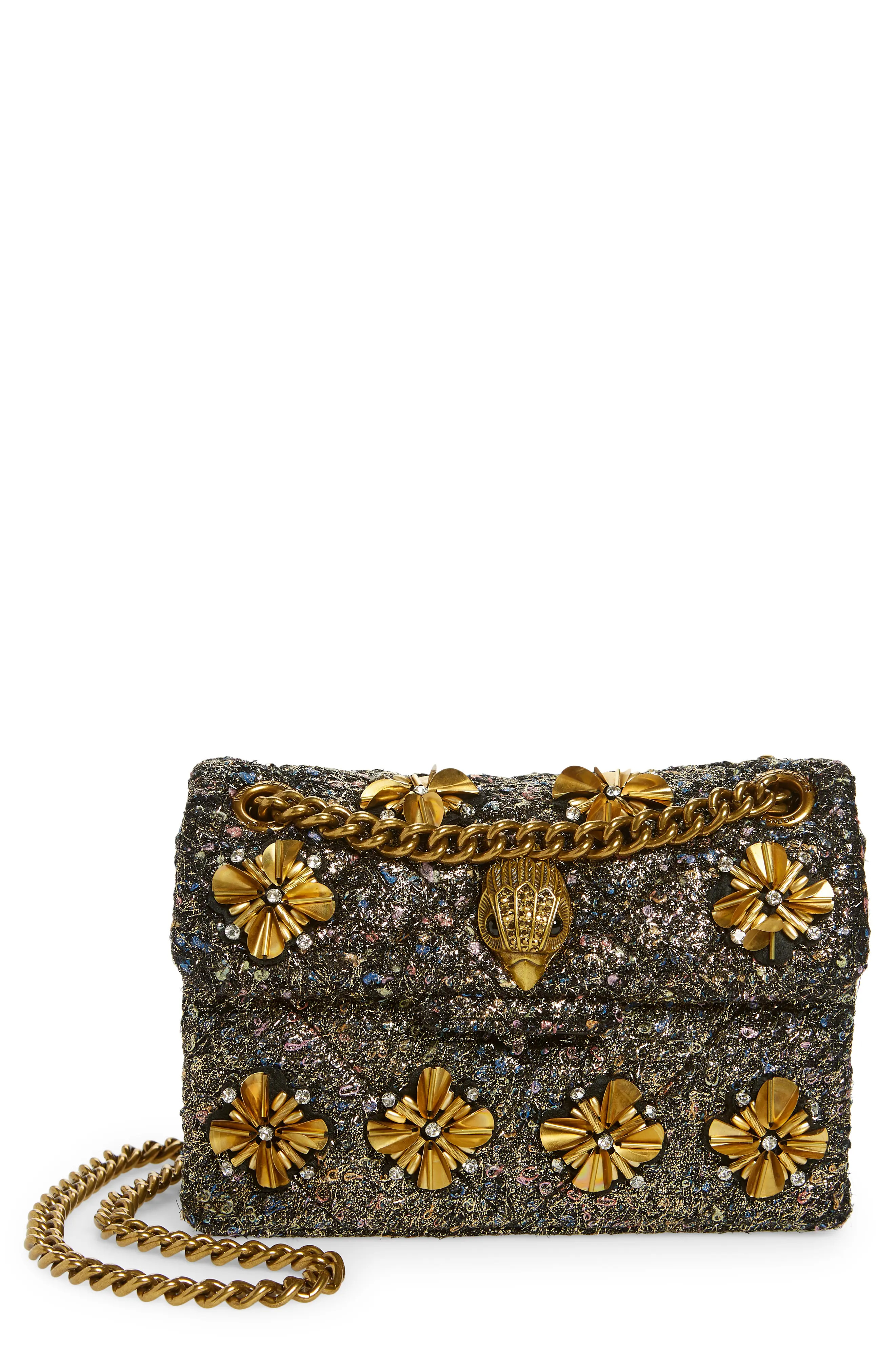 Kurt Geiger London Mini Kensington Crossbody Bag in Open Grey at Nordstrom | Nordstrom