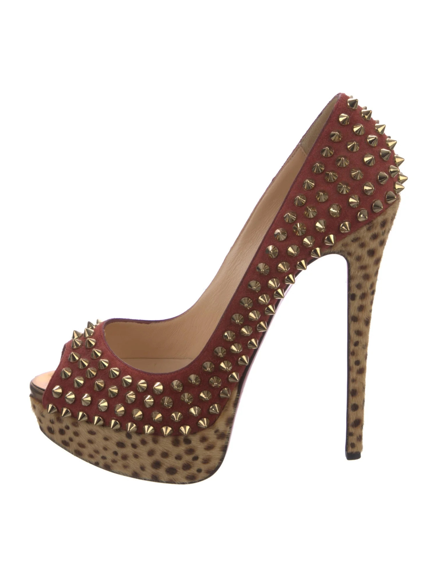 Spike Accents Suede Pumps | The RealReal