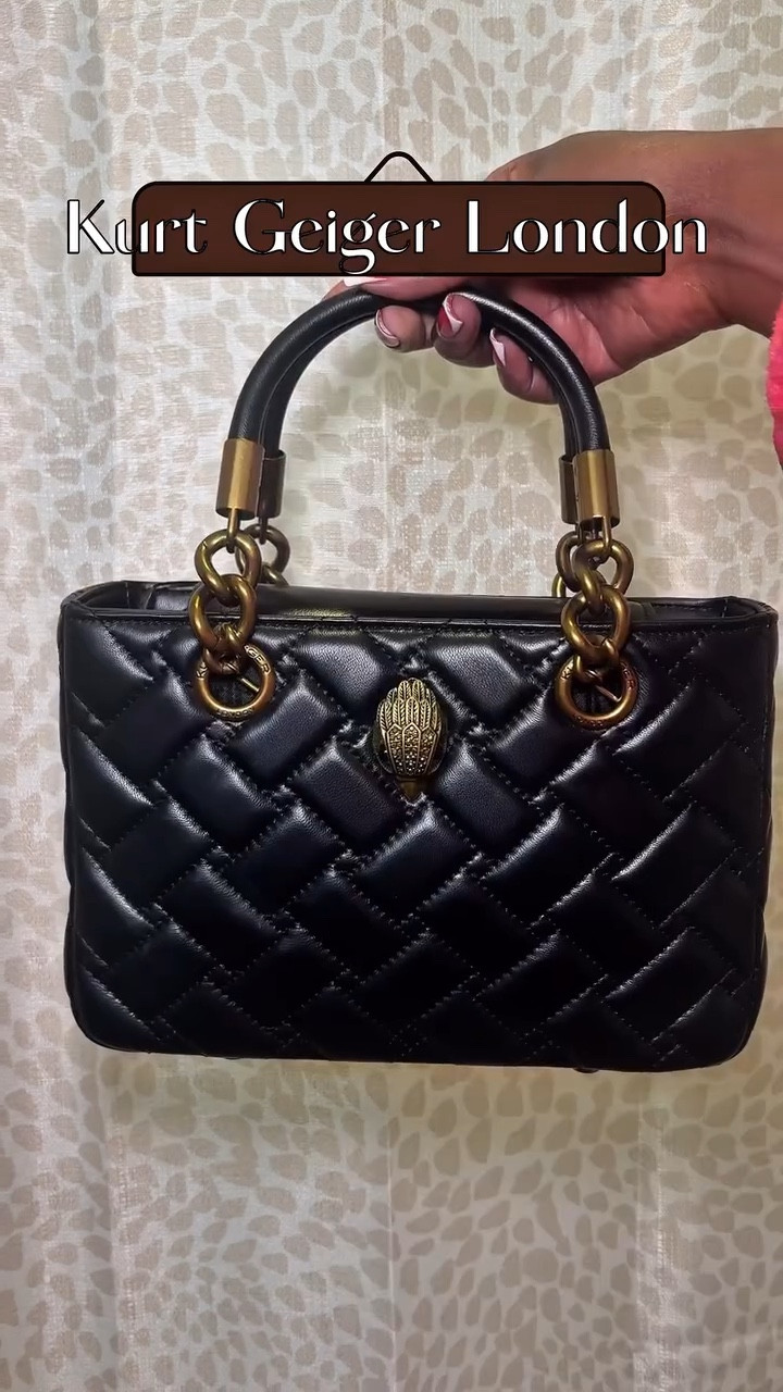 We love to add a new bag to the collection 👜 I wish this was mine but no this was moms Christmas gift 
•
•
She comes from @dillards 🎀 this is the @kurtgeiger Square Kensington Quilted Leather Satchel Bag and she is very much giving luxury 
•
•


#LTKdayinmylife #LTKSaleAlert #LTKvlog