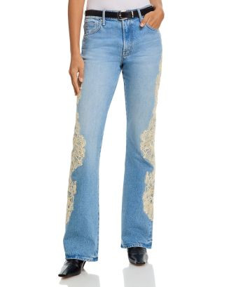 The Chomp Heel High Rise Bootcut Jeans in Wishbone | Bloomingdale's (AU)