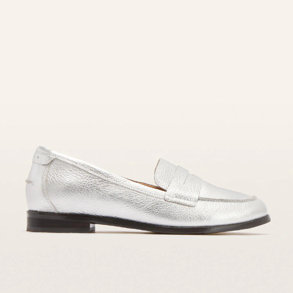 Franklin Silver Tumbled Women's Loafers | FRANKIE4 | FRANKIE4