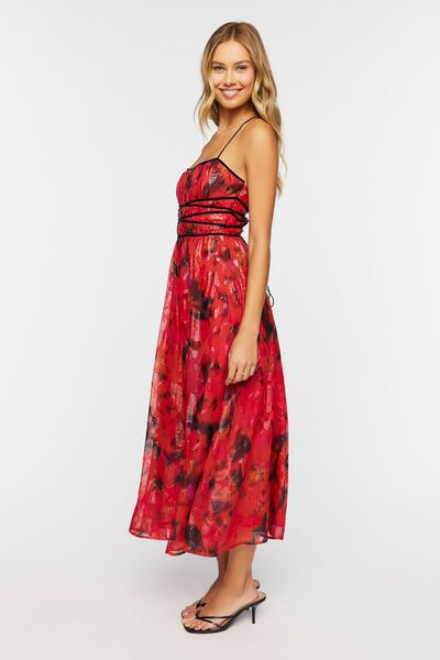 Floral Crisscross Cami Midi Dress | Forever 21 (US)