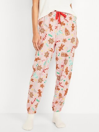High-Waisted Flannel Pajama Joggers | Old Navy (US)