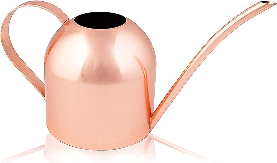Homarden 30 oz. Copper Watering Can - Metal Watering Can with Long Spout, Watering Can for Outdoo... | Amazon (US)