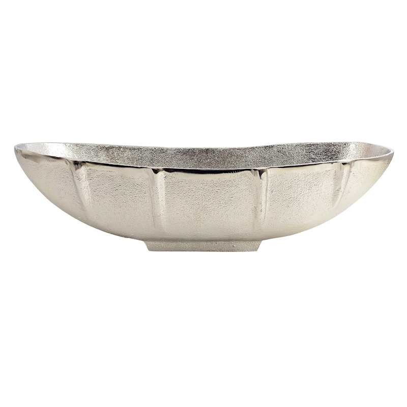 Silver Aluminum Boat, 15x4.5x4.3 | At Home