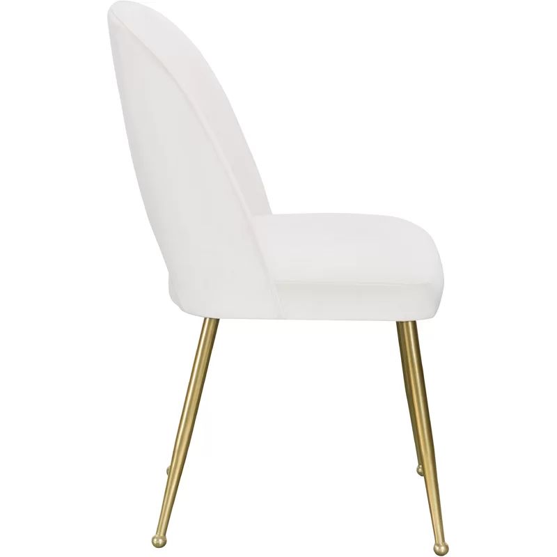 Parnell Velvet Solid Back Side Chair | Wayfair North America