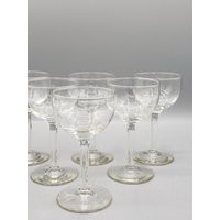 Set Of 6 Vintage Crystal Champagne Glasses ~ Hand Blown Wine Special Occasion Glassware Round, Strai | Etsy (CAD)