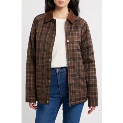 Thread & Supply Stretch Cotton Twill Chore Coat in Dark Tree Camo at Nordstrom, Size X-Small | Nordstrom