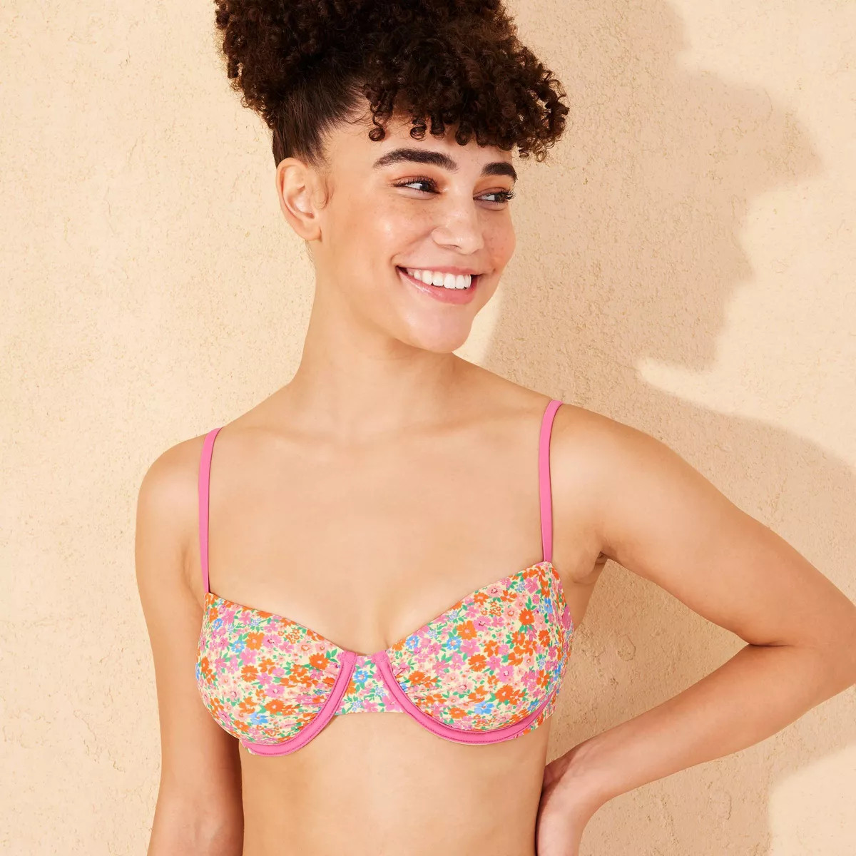 Women's Contrast Binding Underwire Bikini Top - Wild Fable™ | Target