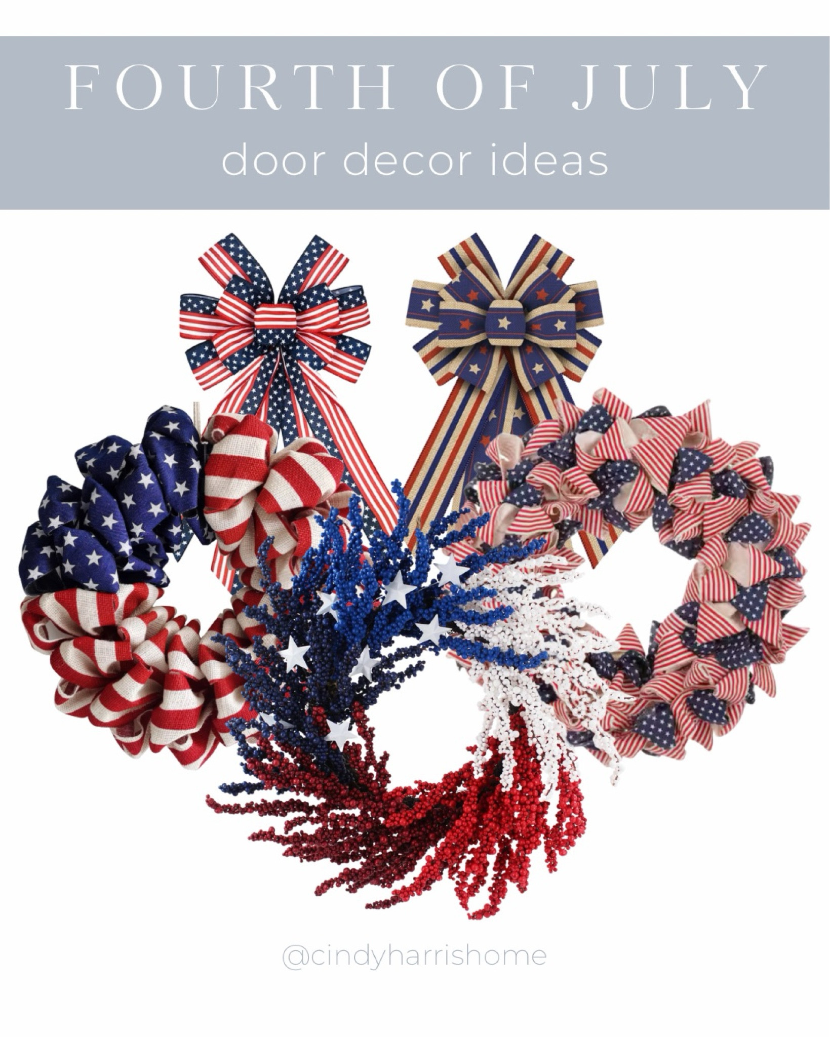 One easy way to decorate for each changing season or holiday is to switch up your front door decor! I have the middle wreath from Kohl’s and I love how it looks on my home! 🇺🇸 

ps - code 15HOME gives you 15% off the Fourth of July decor at Kohl’s right now! ♥️

#LTKSaleAlert #LTKHome