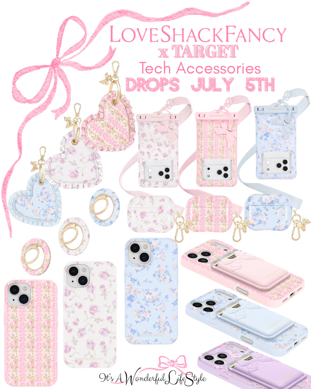 LoveShackFancy x Target is almost here, and it’s full of the prettiest pink florals, bows, school supplies, tech accessories, and beauty finds 🎀

Everything drops July 5th, and these are some of my favorite pieces from the collection! Shop it all in my LTK!

#loveshackfancyxtarget
#backtoschool
#targetfinds
#loveshackfancy 

 