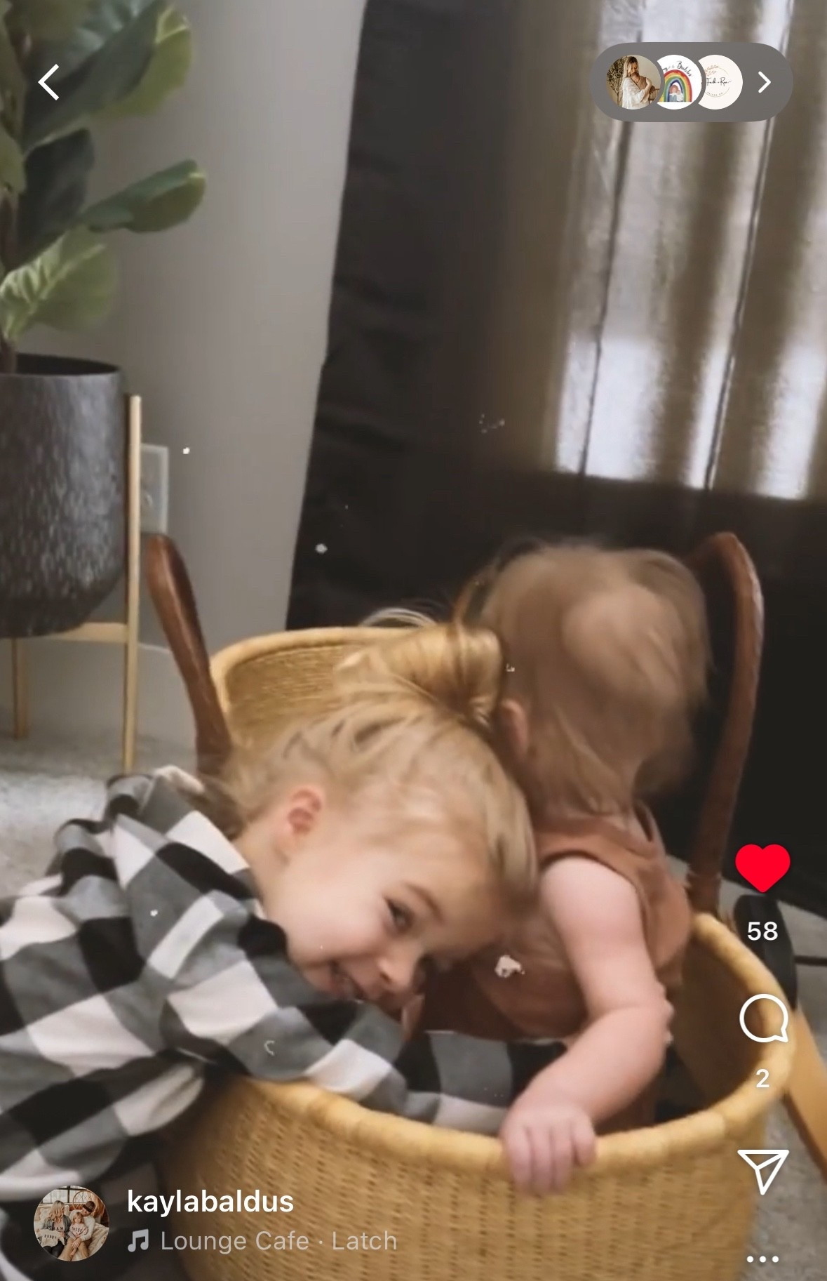 cutest natural bassinet .. & they still love it 🤎

we still use the changing baskets too 🧺 

#LTKmomlife #LTKBaby #LTKKids