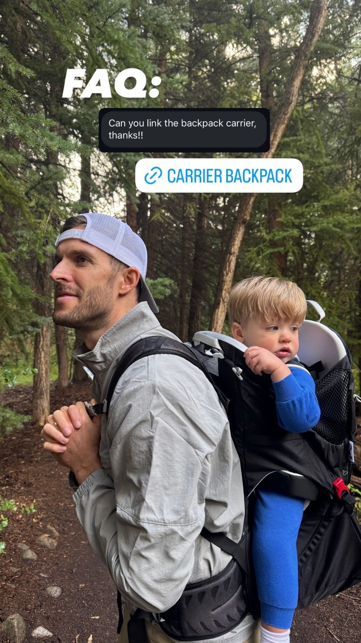 Baby Carrier Backpack 
Toddler Hiking Carrier 

#LTKBaby #LTKTravel #LTKKids