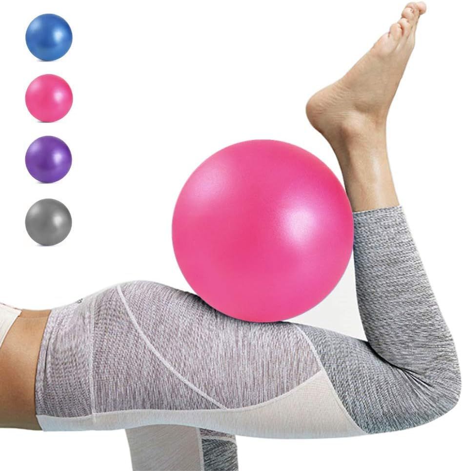 Kalovin Pilates Ball, Mini Exercise Ball, Barre Ball, 9 Inch Small Slip Resistant Balls with Infl... | Amazon (US)