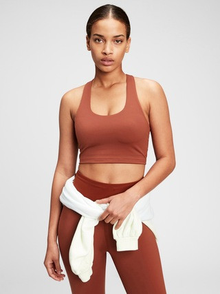 GapFit Eclipse Racerback Longline Sports Bra | Gap (US)