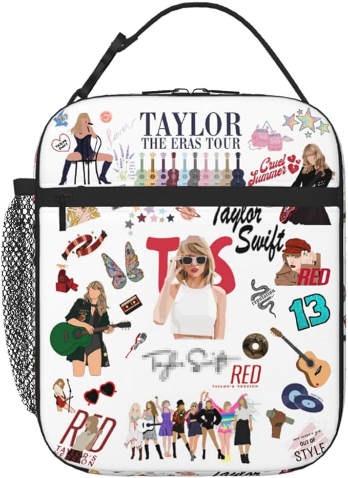 GEBSKI Singer Insulated Lunch Bag Women Tote Bag, Cute Lunch Box for Music Lovers, Reusable Therm... | Amazon (US)