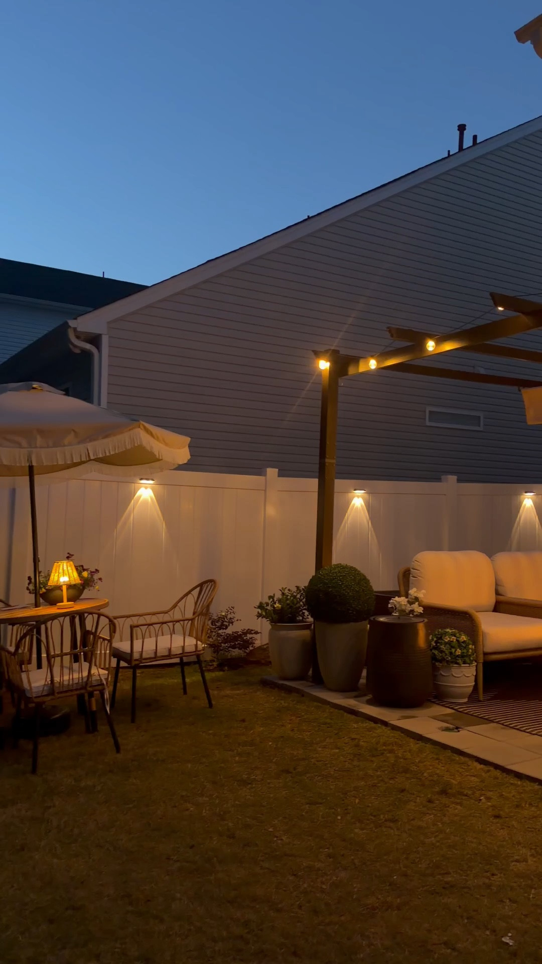 Let’s make the backyard extra cozy with solar fence lights 

#LTKSeasonal #LTKMothersDay #LTKHome