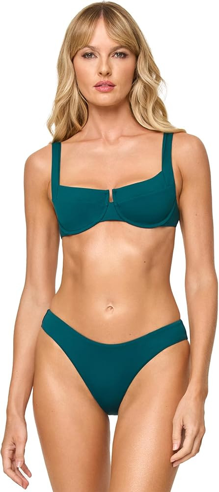 L*Space Rocky Bikini Bottom for Women, Classic Coverage, Low Waisted Bottom, Wide Strips on Hips,... | Amazon (US)