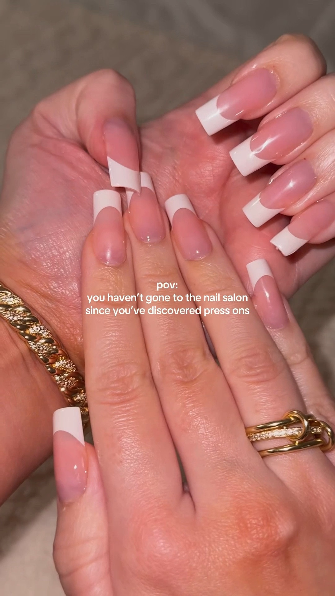 pov: you haven’t gone to the nail salon since you’ve discovered press ons ✨

#pressons #pressonnails #nailsathome

#LTKBeauty #LTKSaleAlert #LTKselfcare