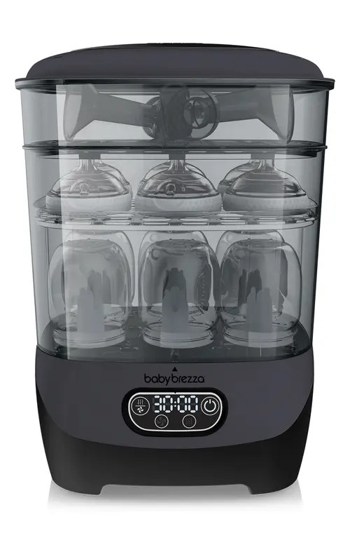 BABY BREZZA One Step Bottle Sterilizer/Dryer Advanced in Charcoal at Nordstrom | Nordstrom