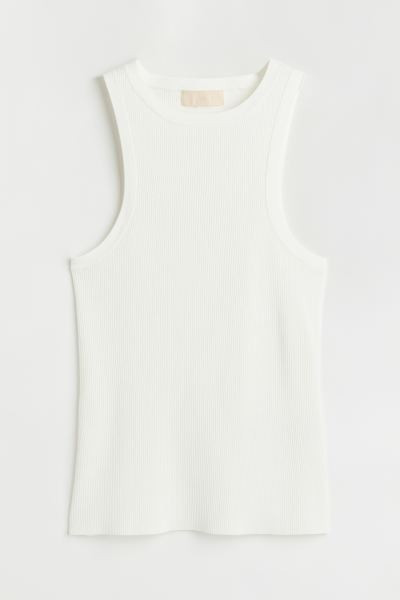 Tanktop in Rippenstrick | H&M (DE, AT, CH, NL, FI)