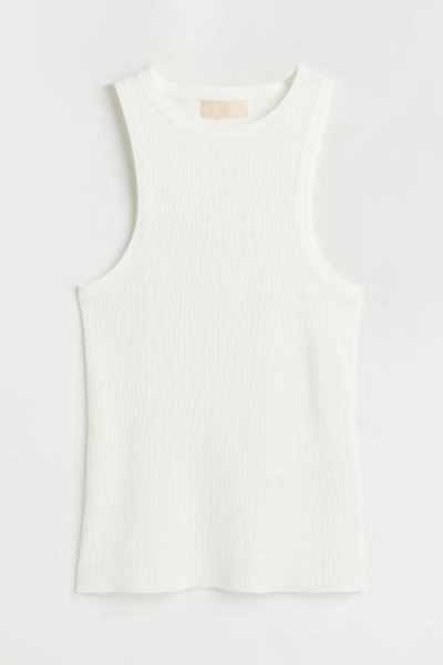 Tanktop in Rippenstrick | H&M (DE, AT, CH, DK, NL, NO, FI)