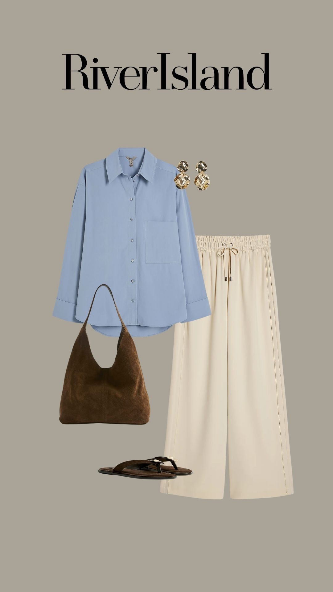 River island new in 
Outfit inspiration styling cream trousers


#LTKspring #LTKsummer